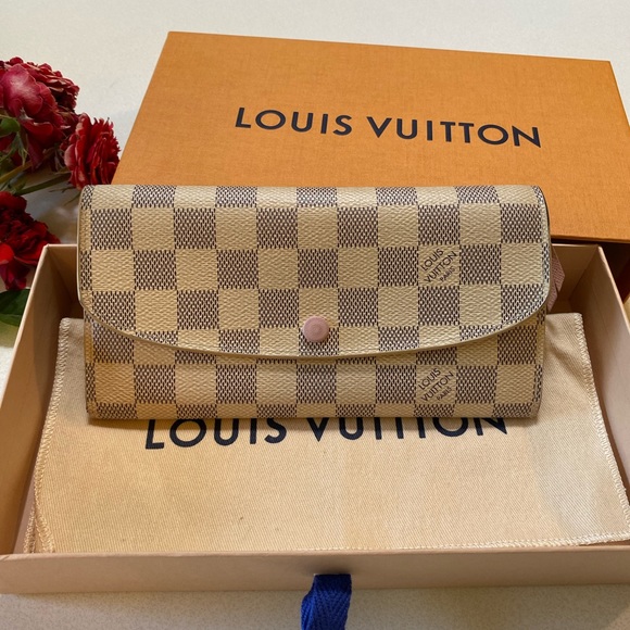 🎀LOUIS VUITTON Emilie Wallet Damier Azur - Picture 3 of 16